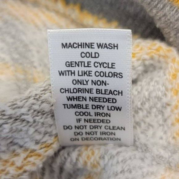 Kirra Women's Sweatshirt Hoodie Jacket Grey & Yellow Size Small - Picture 6 of 6